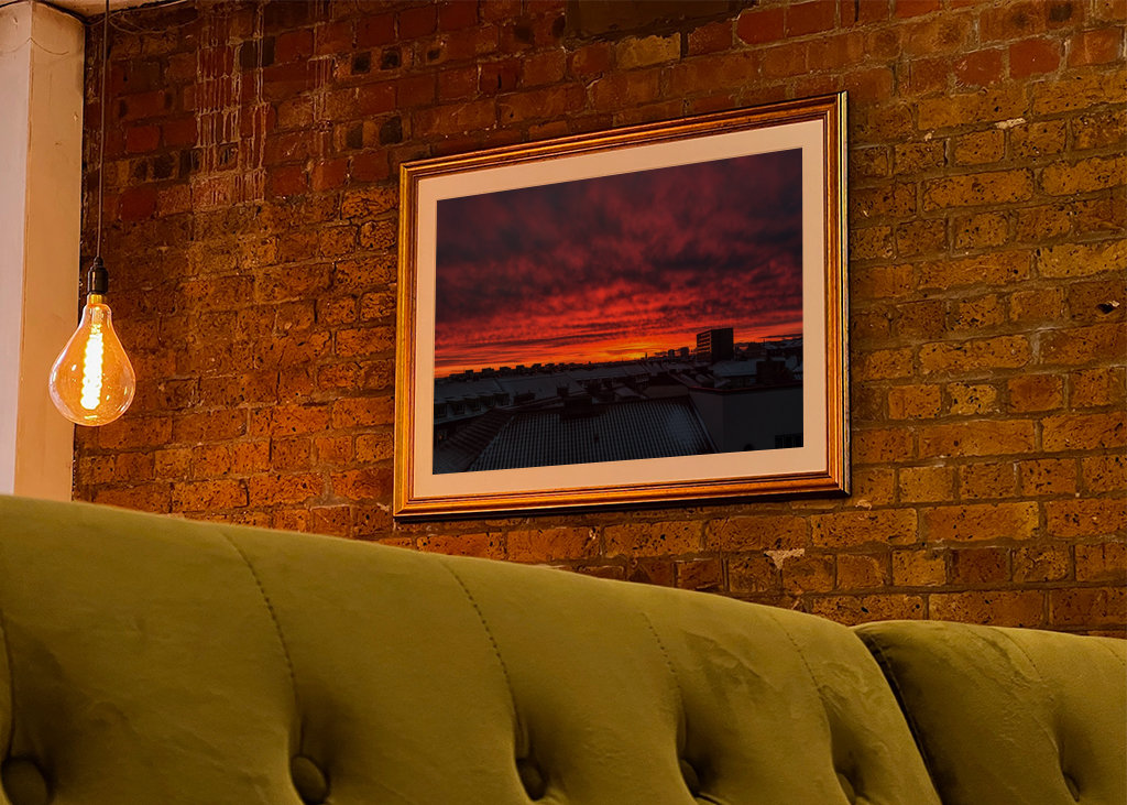 Winterliche Dächer in Malmö