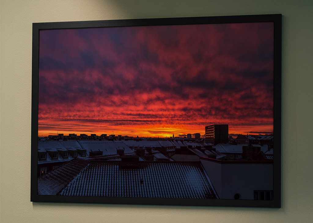 Winterliche Dächer in Malmö