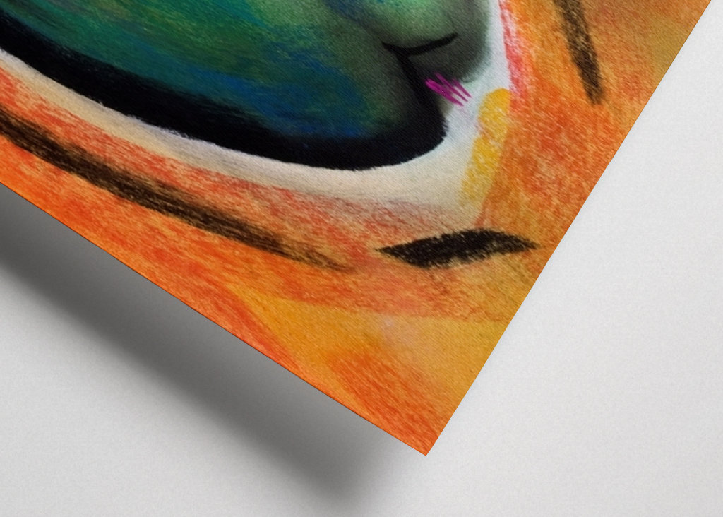 Two apples - pastel chalk 