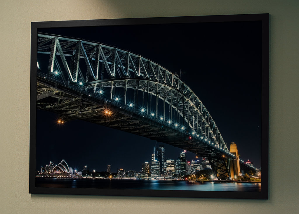 Sydney Harbour Bridge om natten