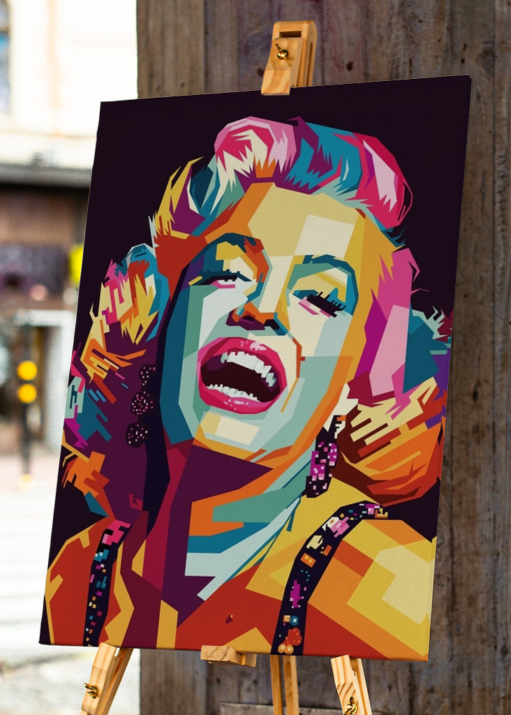 Marilyn Monroe Style WPAP 