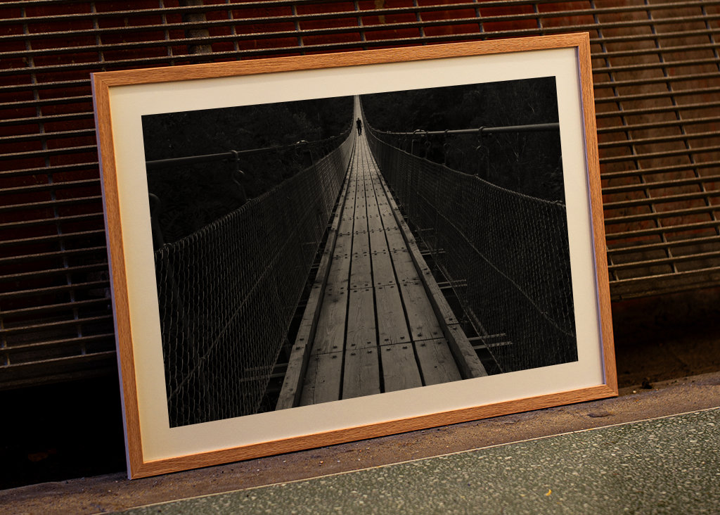 Na visutém lanovém mostě