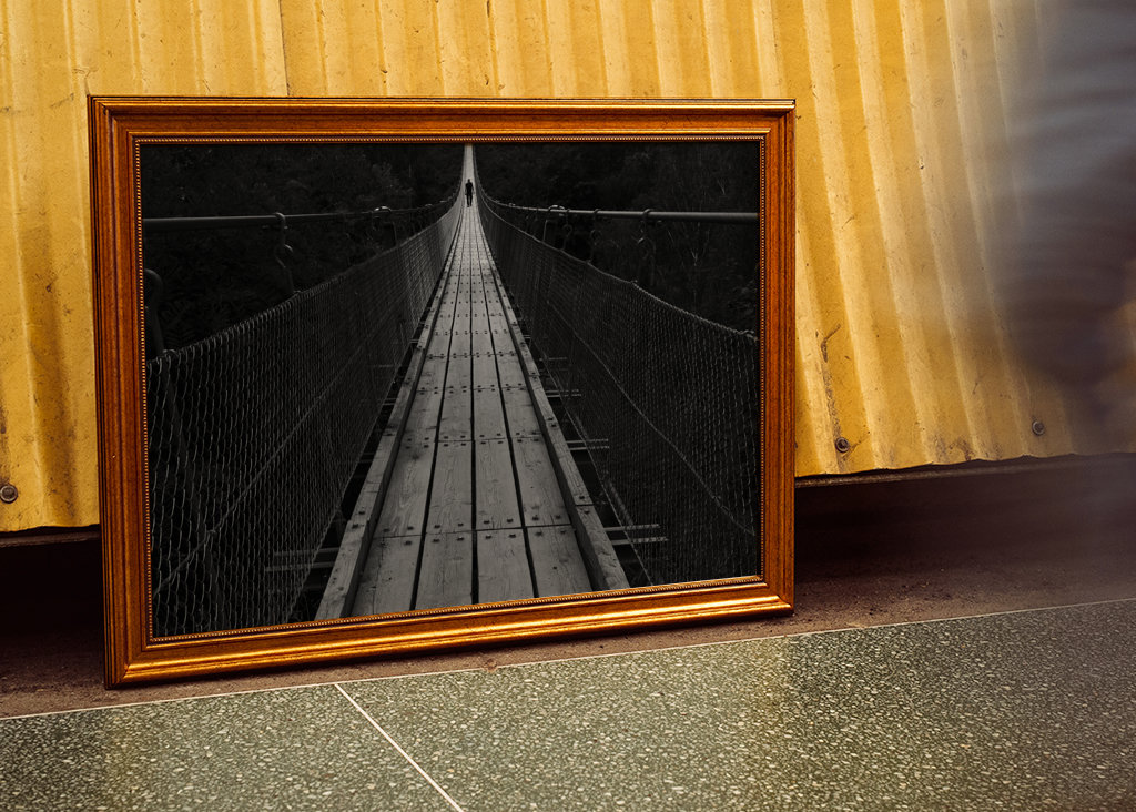 Na visutém lanovém mostě