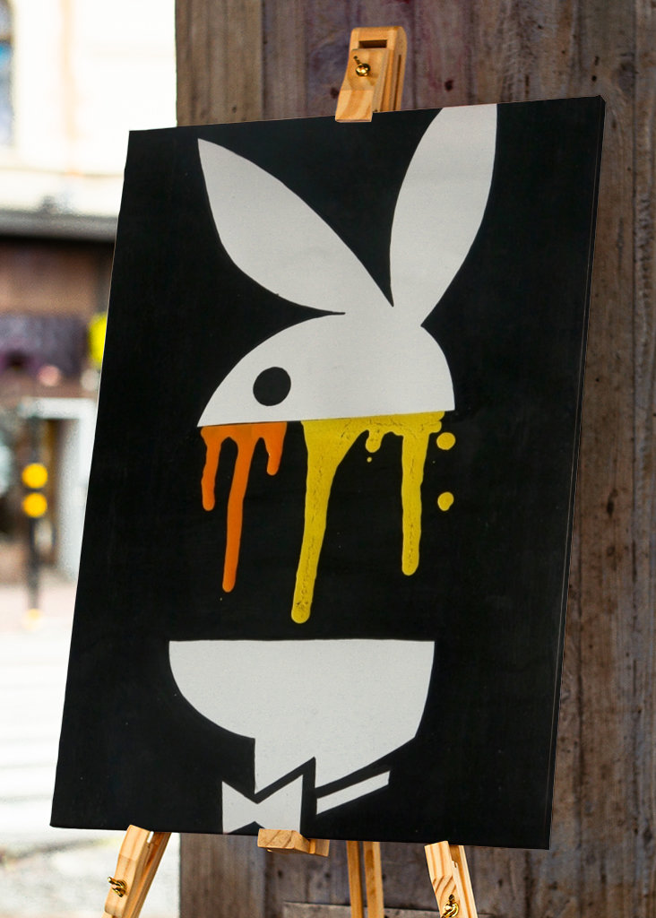 Split Playboy Bunny