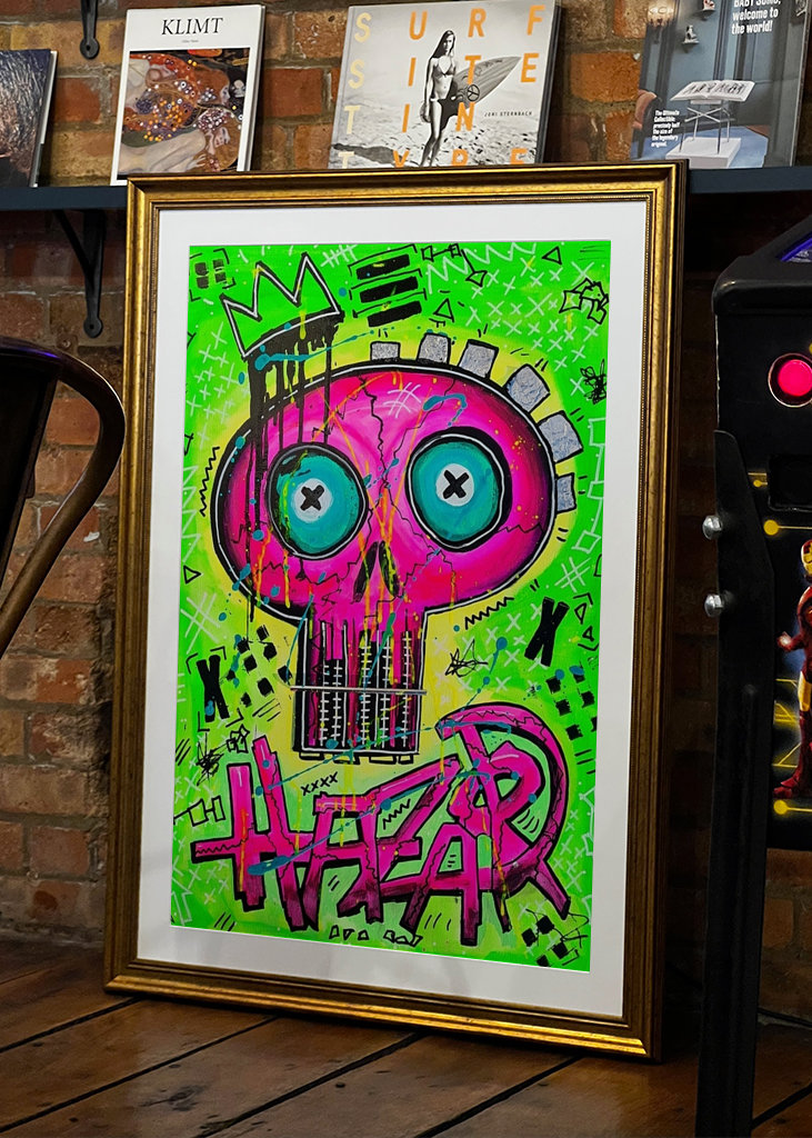 Street Art Graffiti Art Skull 