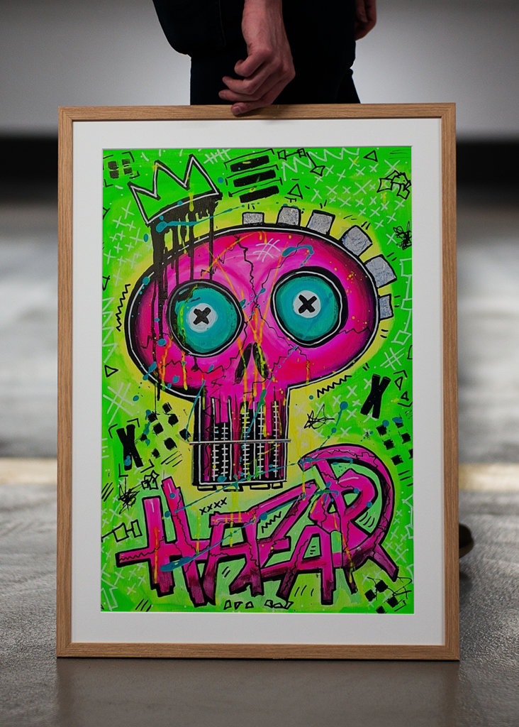 Street Art Graffiti Art Skull 