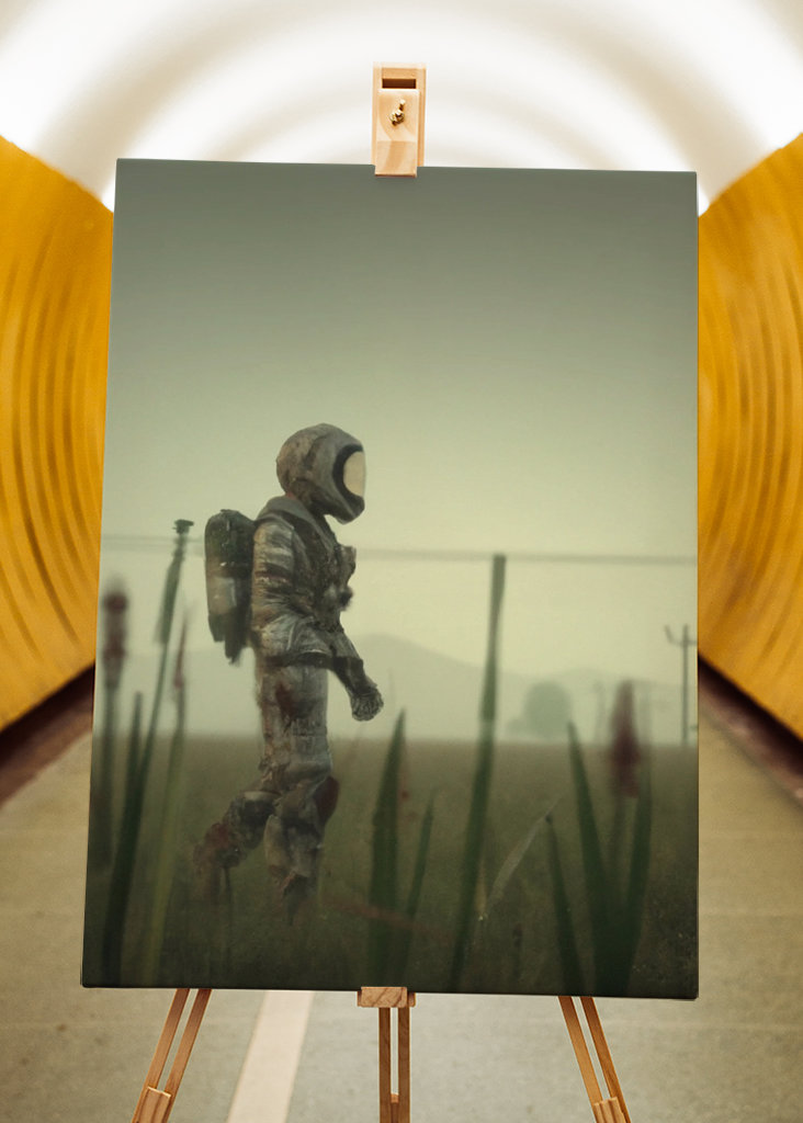 Weltraumspaziergang auf der Erde