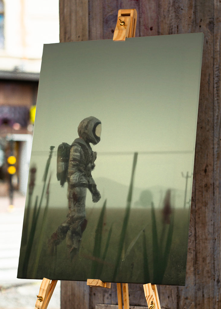 Weltraumspaziergang auf der Erde