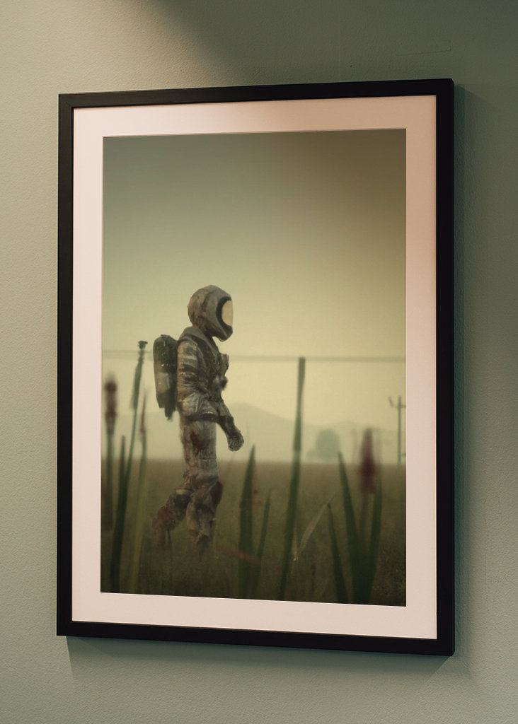 Weltraumspaziergang auf der Erde