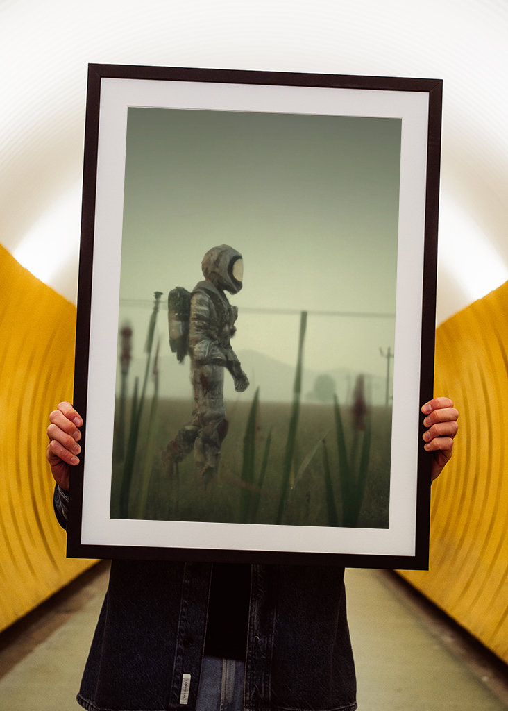 Weltraumspaziergang auf der Erde