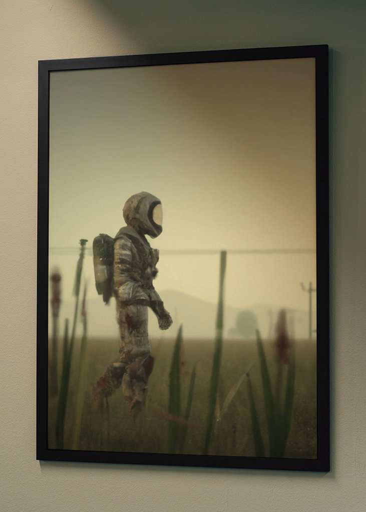 Weltraumspaziergang auf der Erde