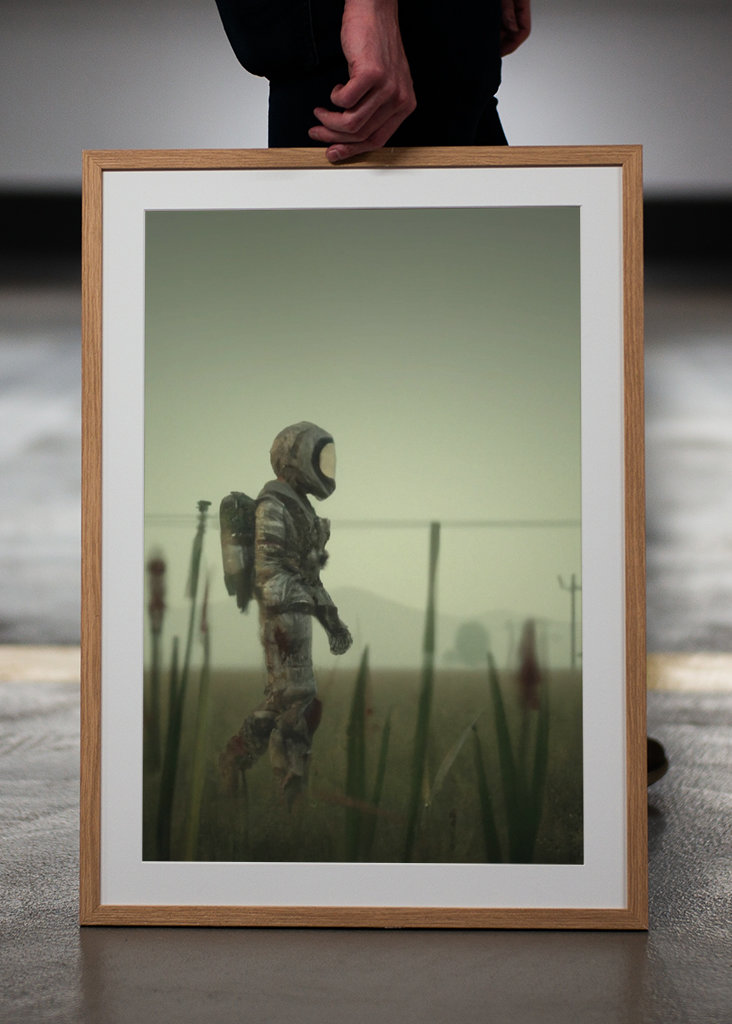 Weltraumspaziergang auf der Erde