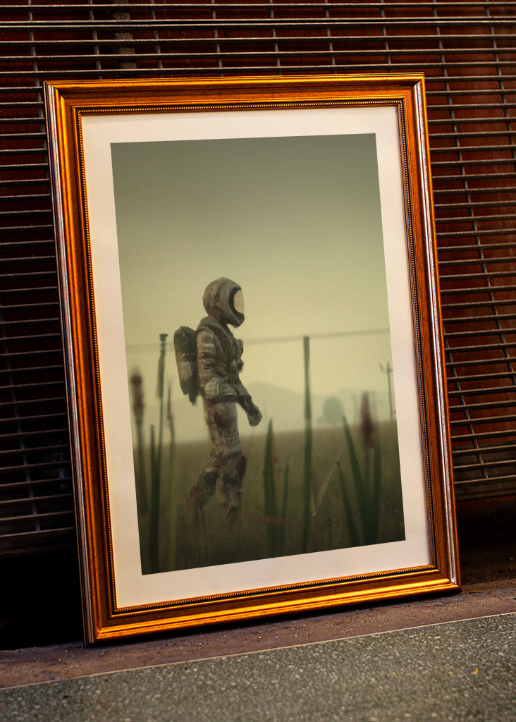 Weltraumspaziergang auf der Erde