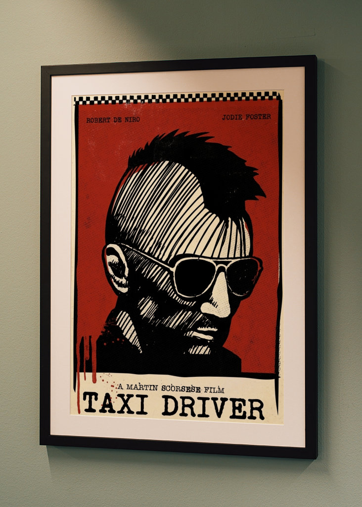 Retro-Taxifahrer