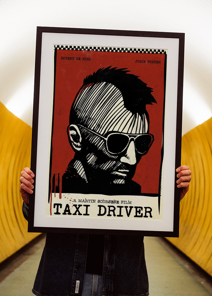 Retro-Taxifahrer