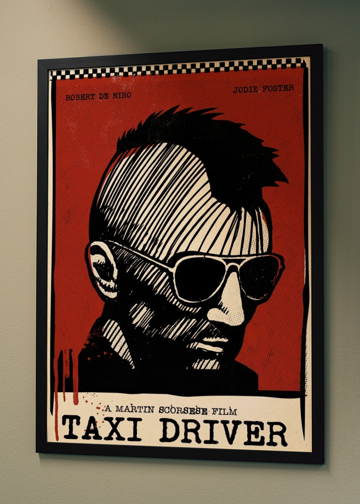 Retro-Taxifahrer