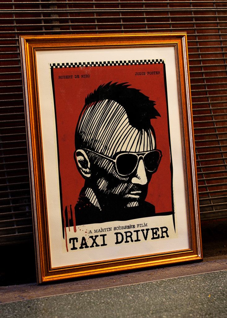 Retro-Taxifahrer