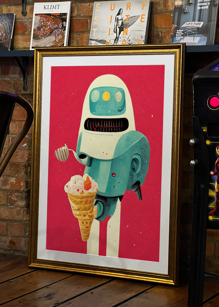 Robotická zmrzlinová láska