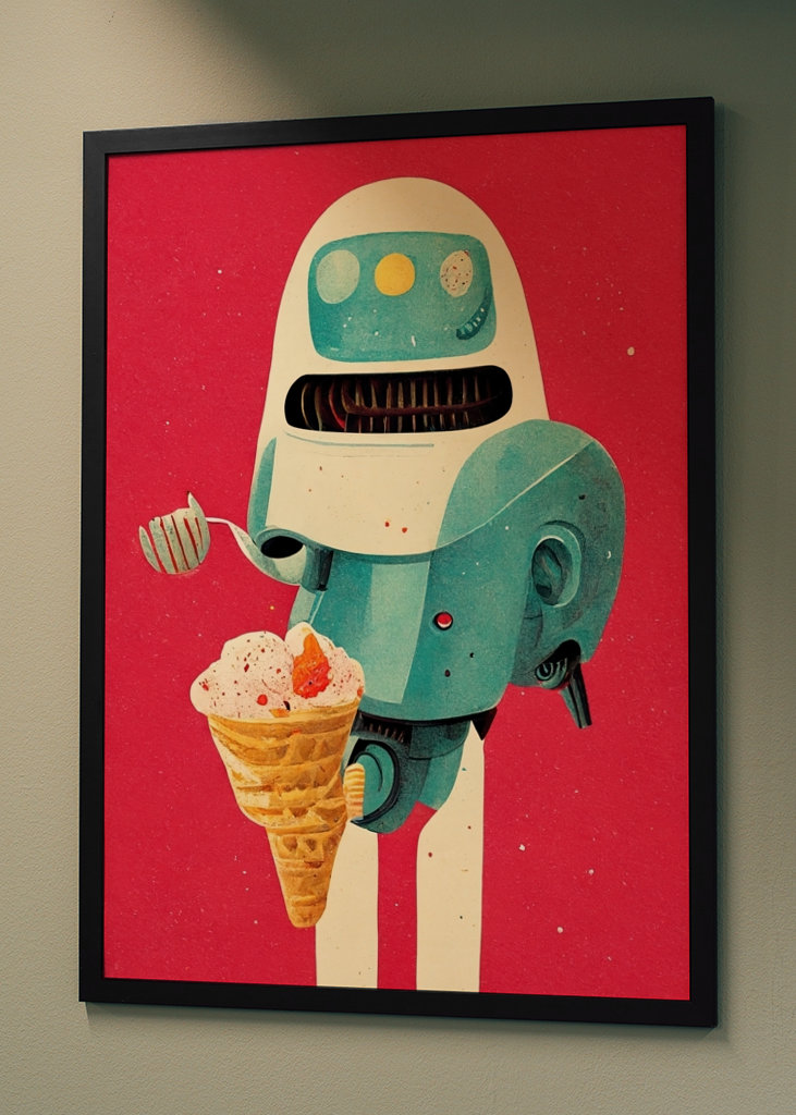 Robotická zmrzlinová láska