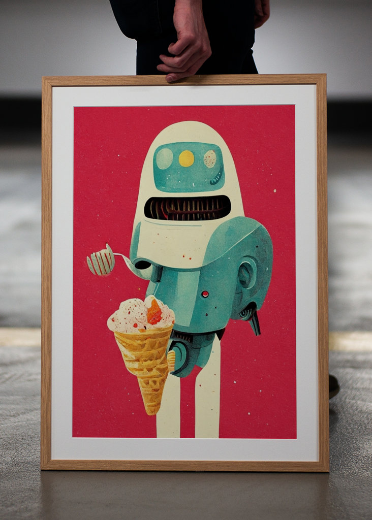 Robotická zmrzlinová láska