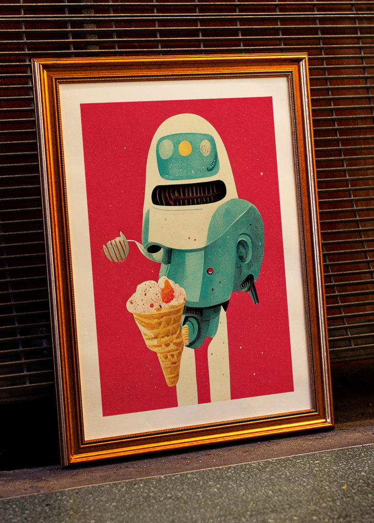 Robotická zmrzlinová láska