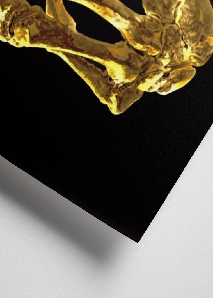 Goldener Mittelfinger