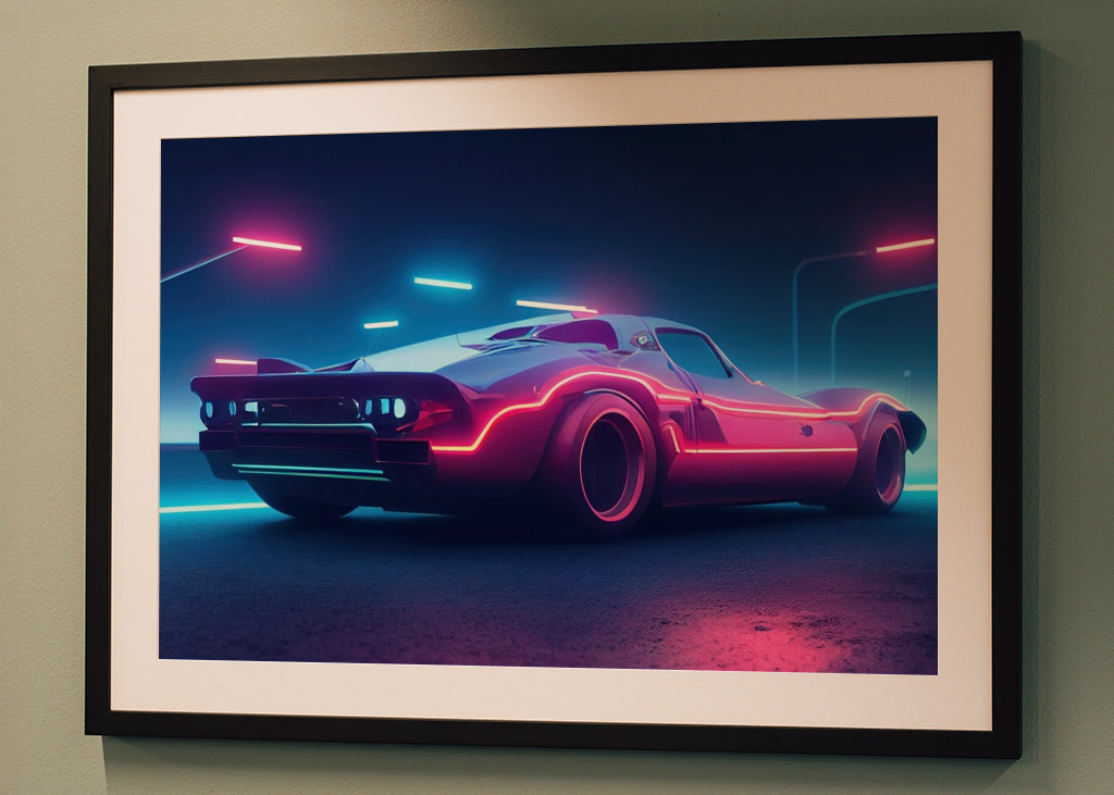 Vaporwave Carro do Futuro