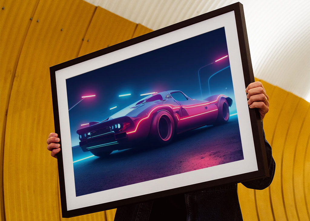 Vaporwave Carro do Futuro