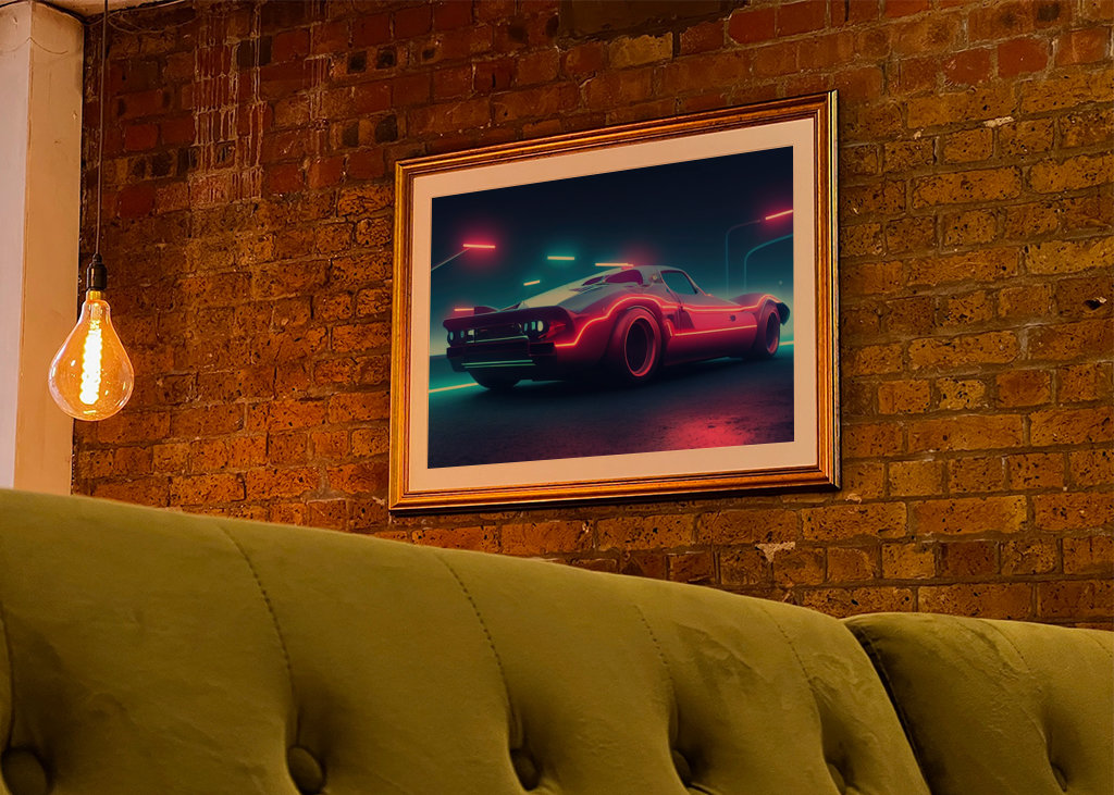 Vaporwave Carro do Futuro