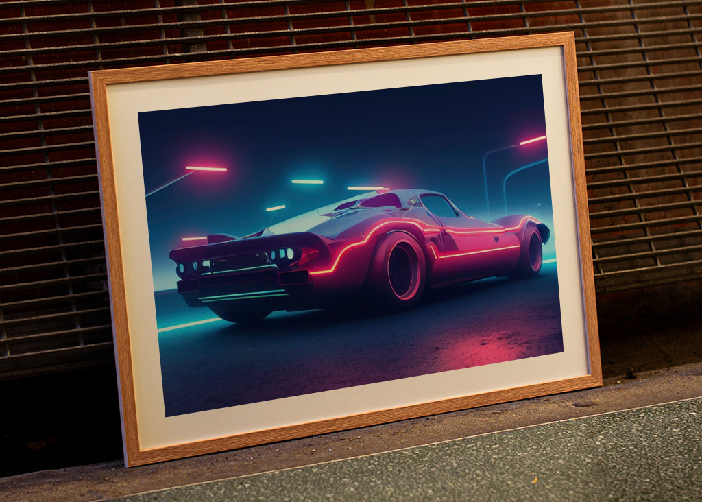 Vaporwave Carro do Futuro