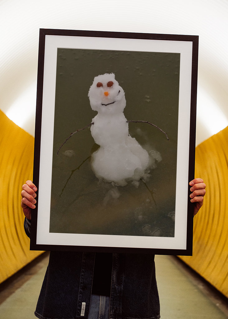 Sněhulák a tající led