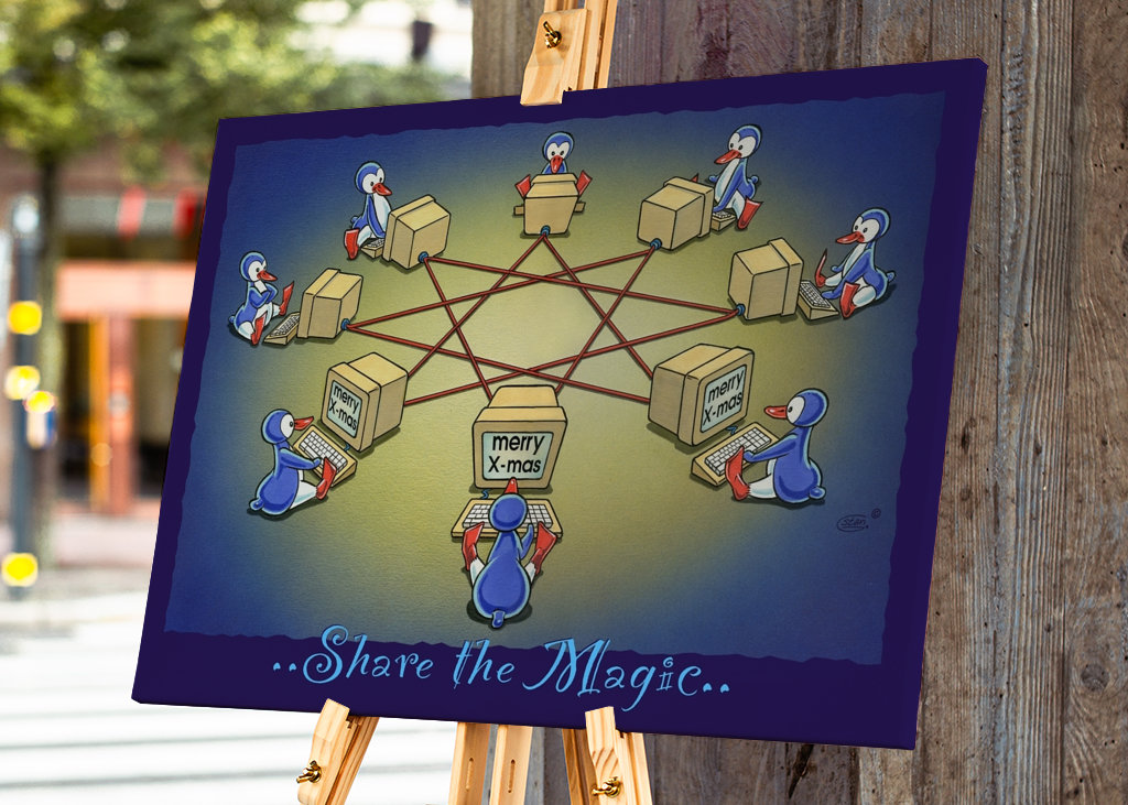 Teilen Sie die Magie