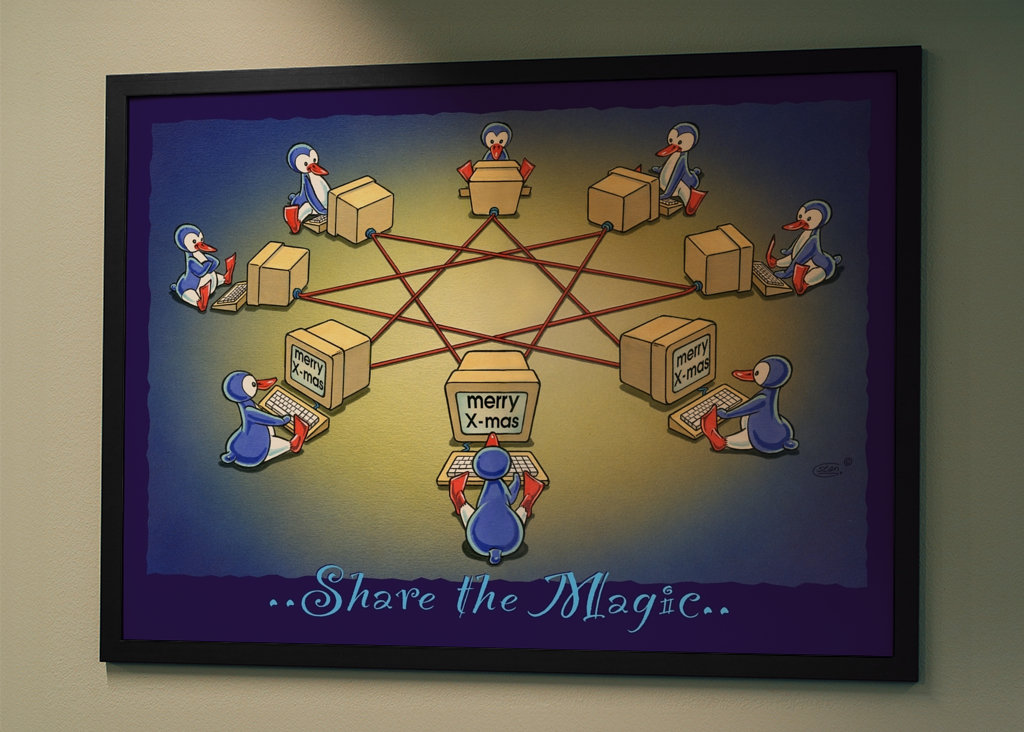 Teilen Sie die Magie