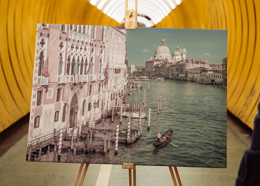 Vintage Venedig Canal Grande 