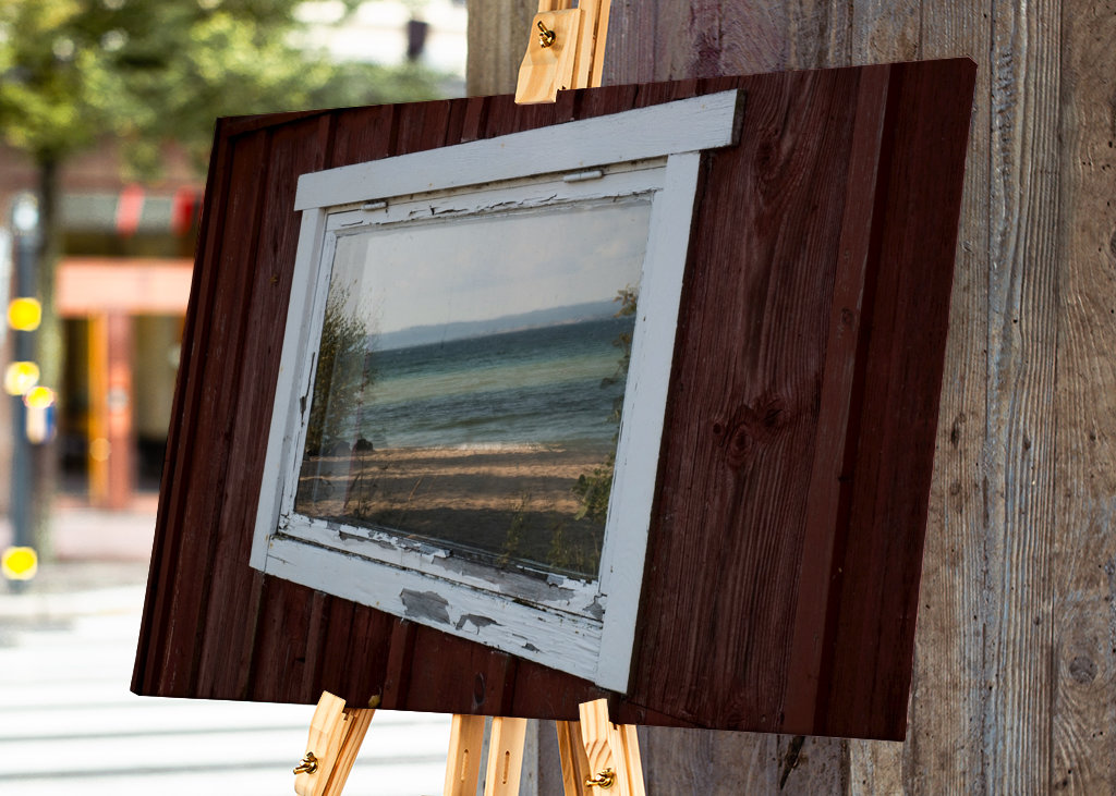 The painting on the wall