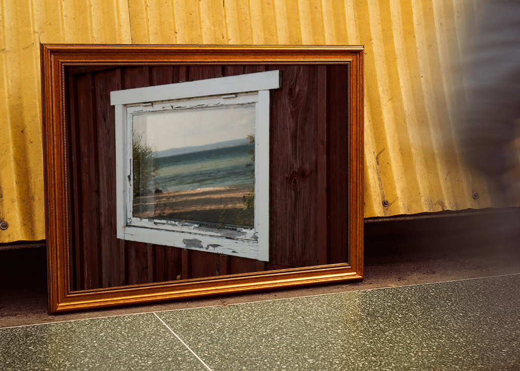 The painting on the wall