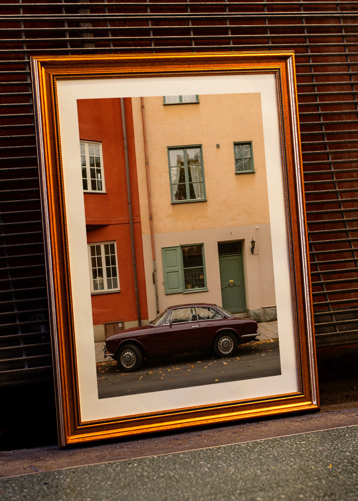 Retro-Auto in Stockholm