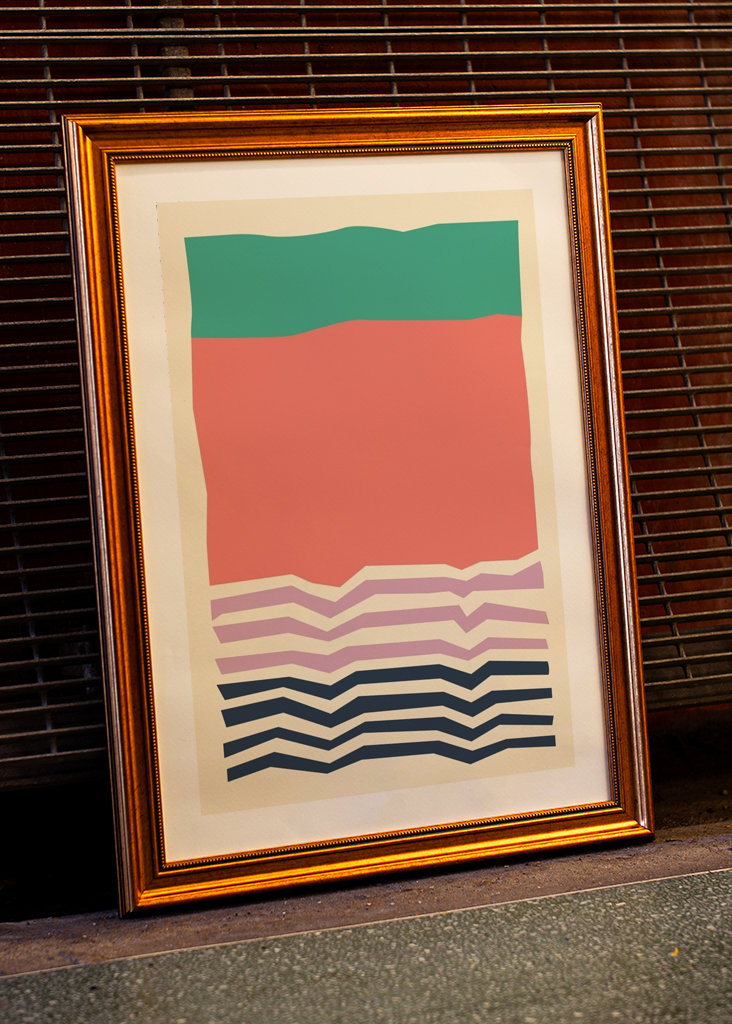 Minimalistische moderne Kunst