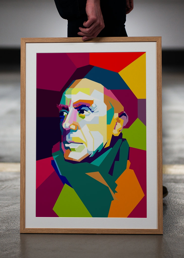 Pablo Picasso Pop Art WPAP