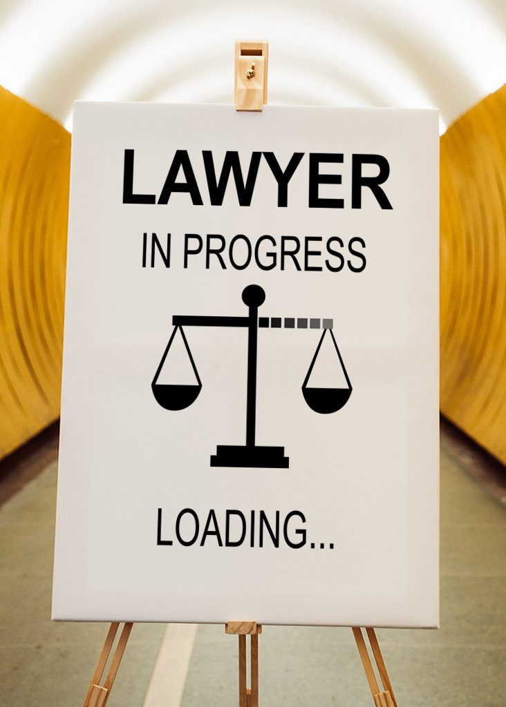 Rechtsanwalt in Arbeit