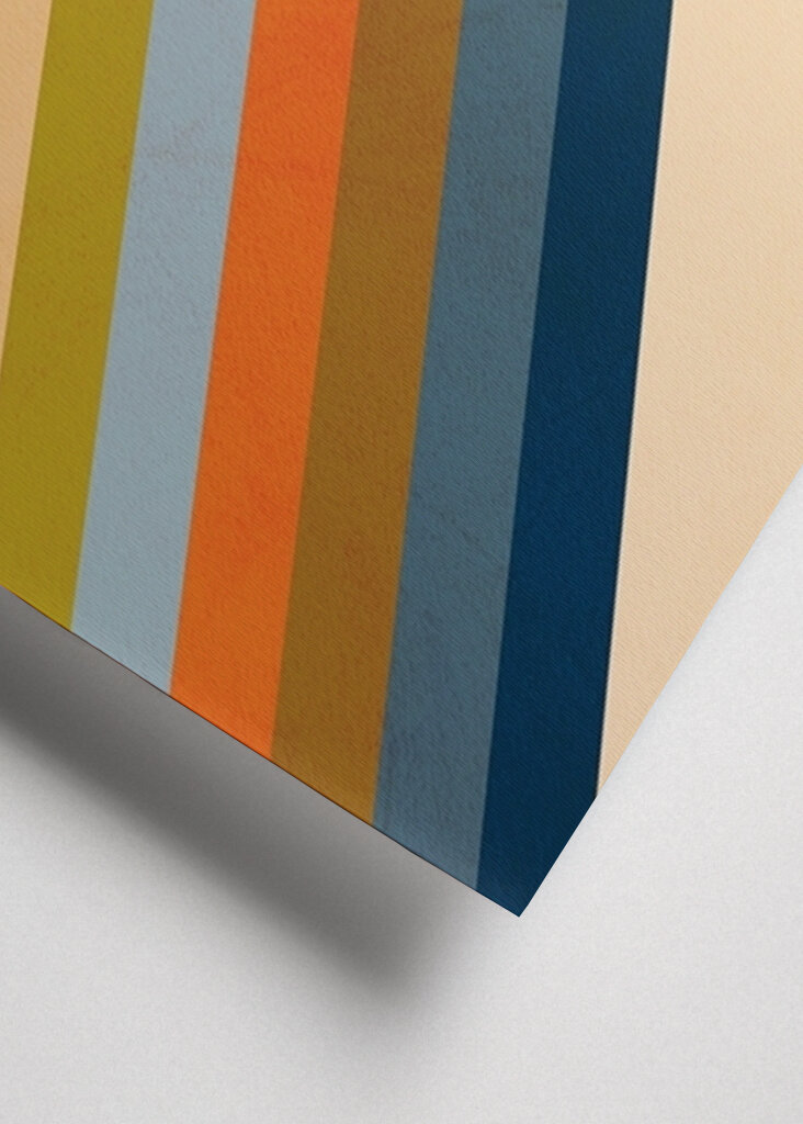 Maxi Retro Rainbow Wave Earthy