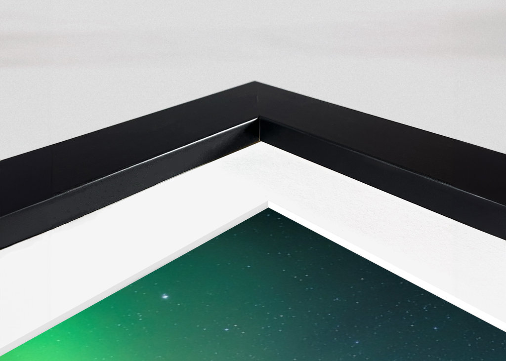 Atlantvägen med norrsken