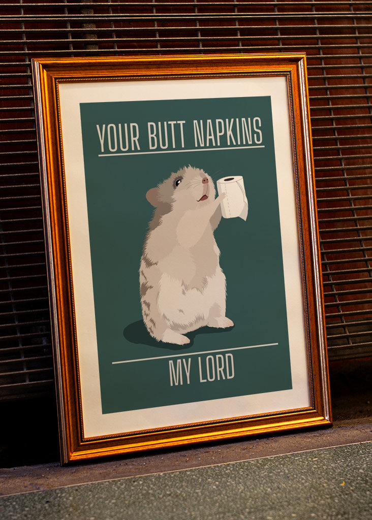 Tus servilletas de culo Mi Señor 