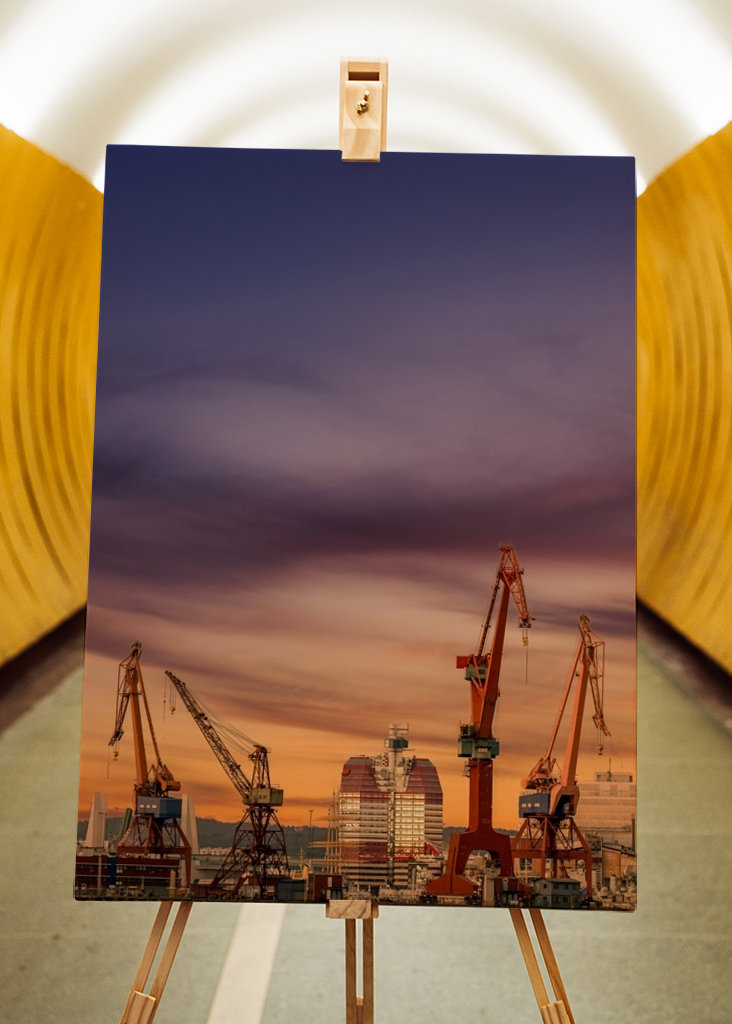 Kranarna i Göteborgs hamn