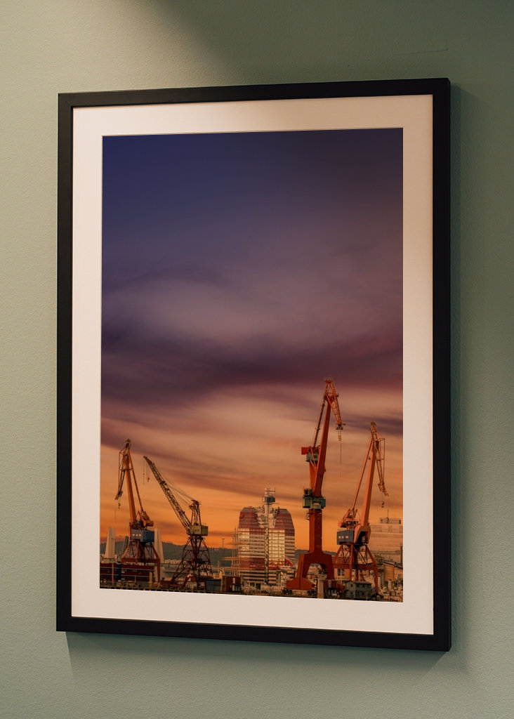 Kranarna i Göteborgs hamn