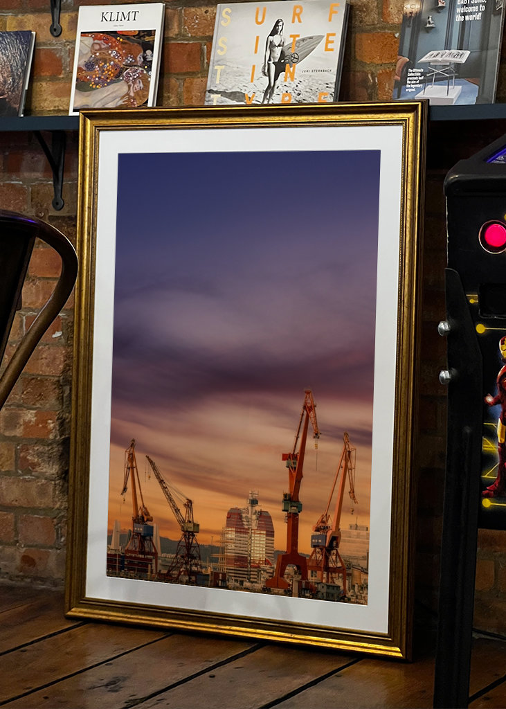 Kranarna i Göteborgs hamn