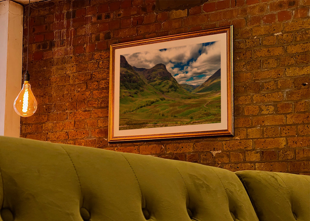 Clen Coe Valley i Skotland