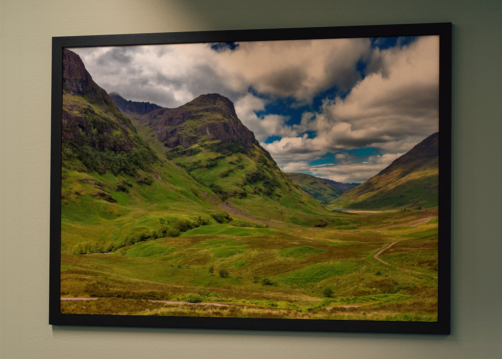 Clen Coe Valley i Skotland