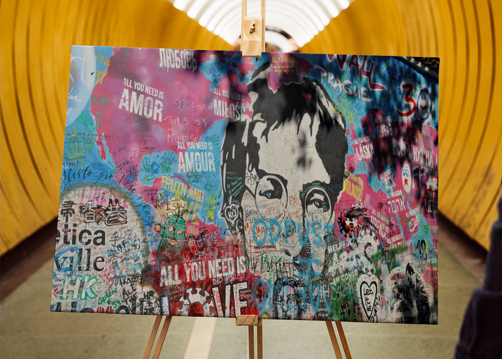 Ściana Johna Lennona w Pradze