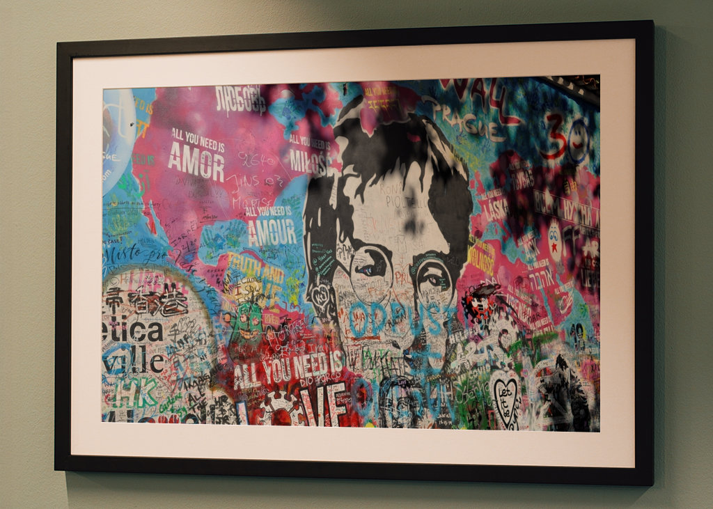 Ściana Johna Lennona w Pradze